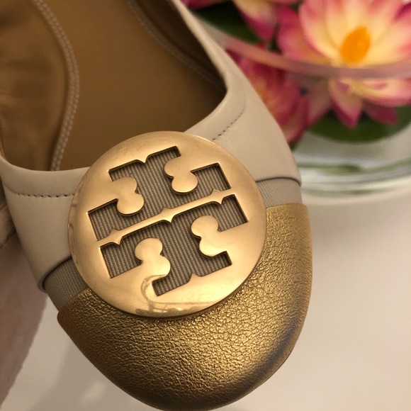 Tory Burch Mini cap-toe ballet flats - Picture 3 of 7